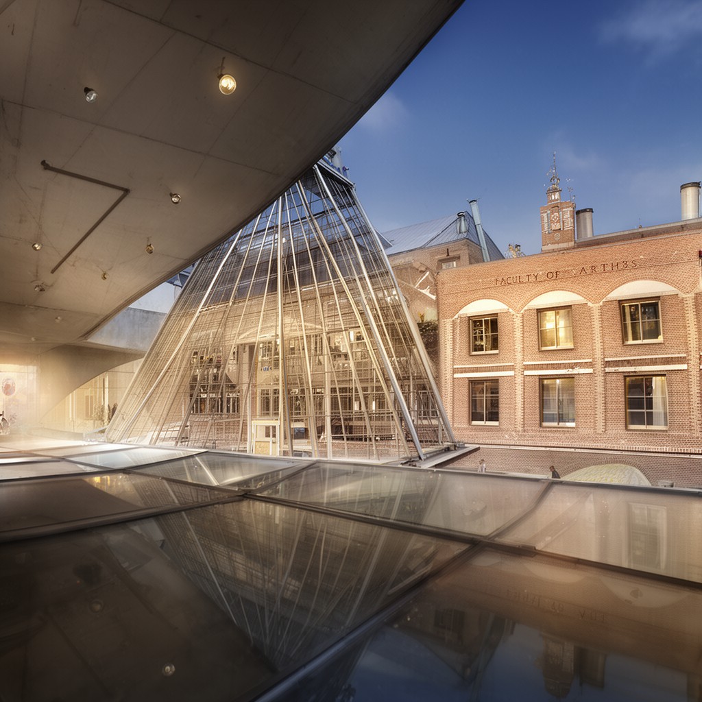 AI-generated illustration of Faculty of Arts and Philosophy