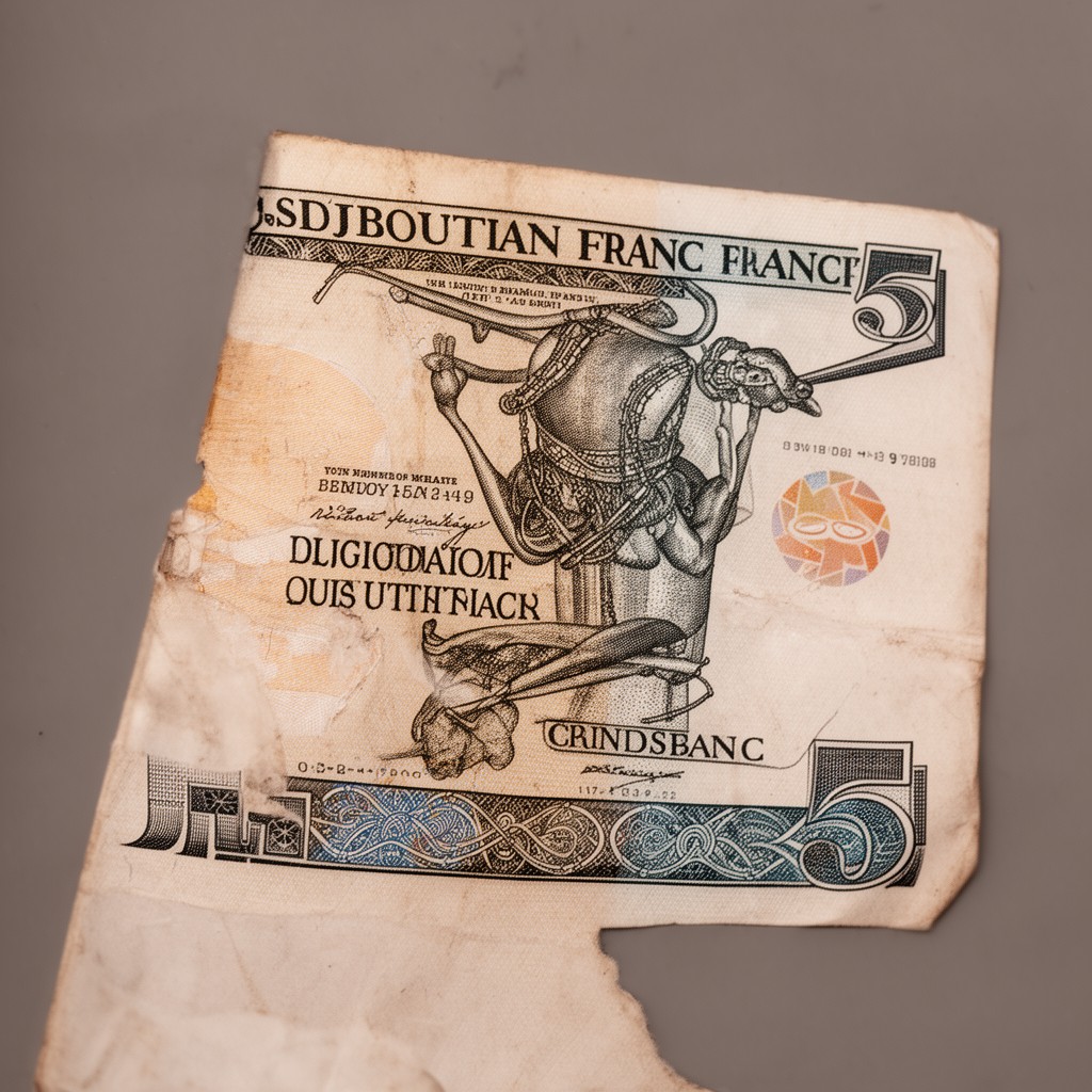 AI-generated illustration of Djiboutian franc