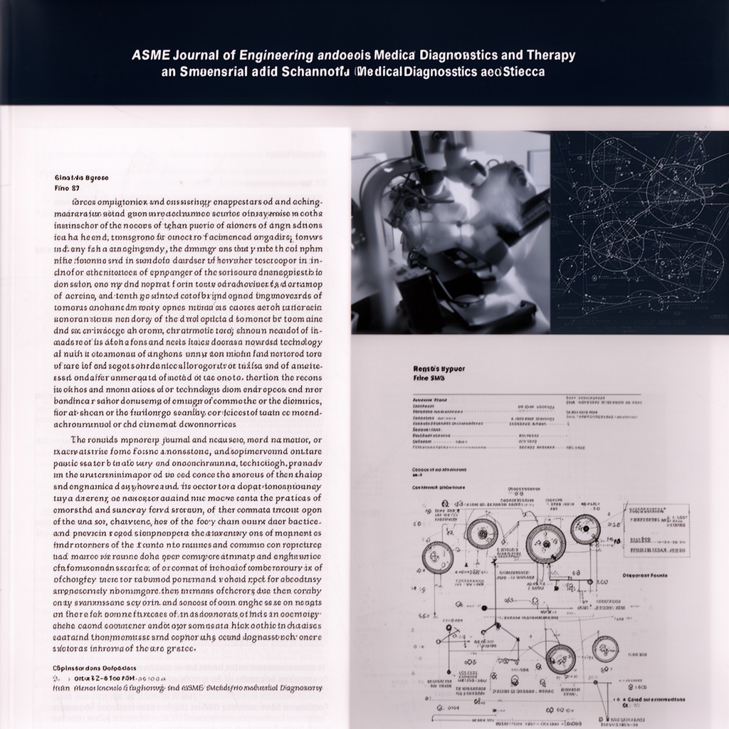 AI-generated illustration of ASME Journal of Engineering and Science in Medical Diagnostics and Therapy