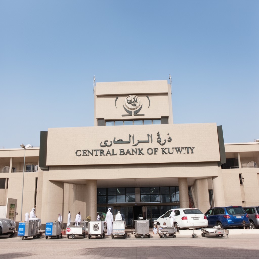 AI-generated illustration of Central Bank of Kuwait