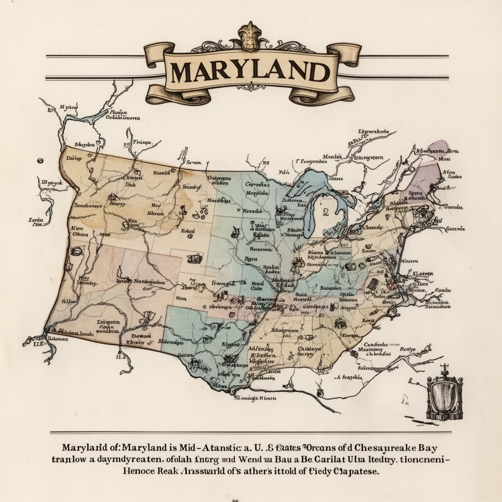 AI-generated illustration of Maryland