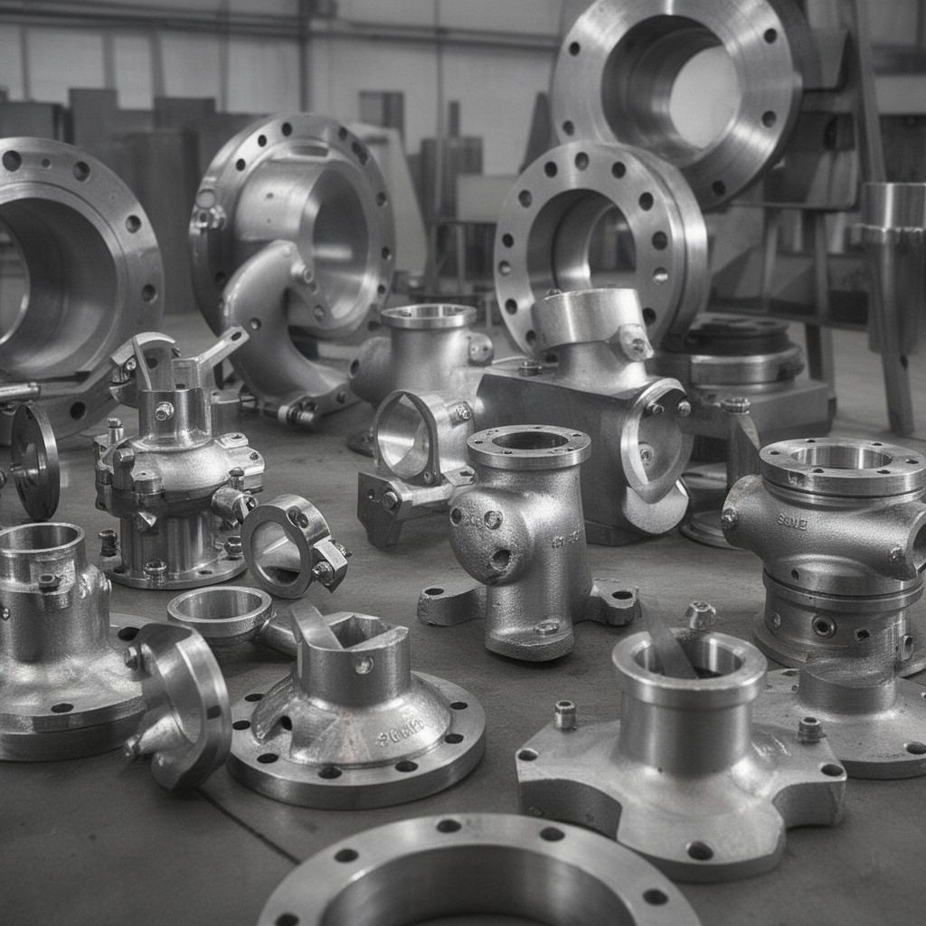 AI-generated illustration of ASME B16 Pipe Flanges and Fittings