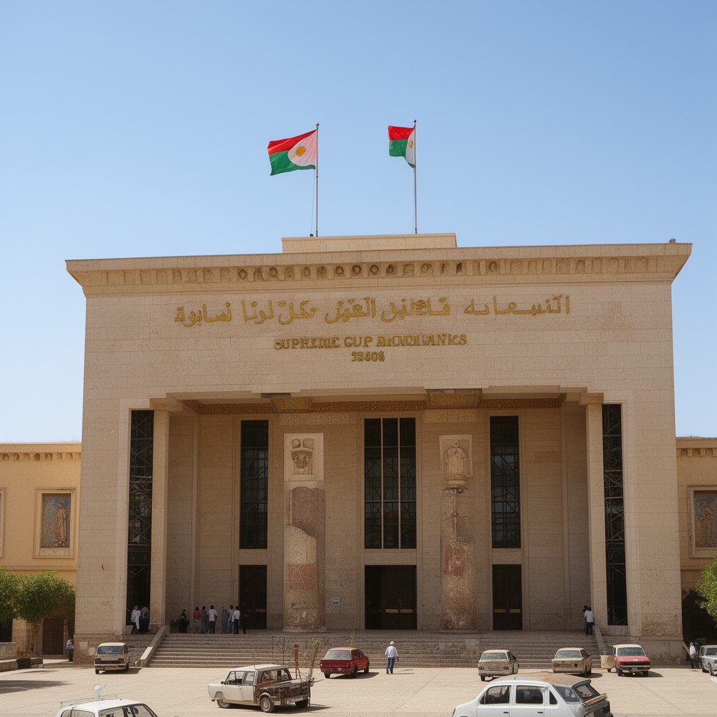 AI-generated illustration of Supreme Court of Mauritania