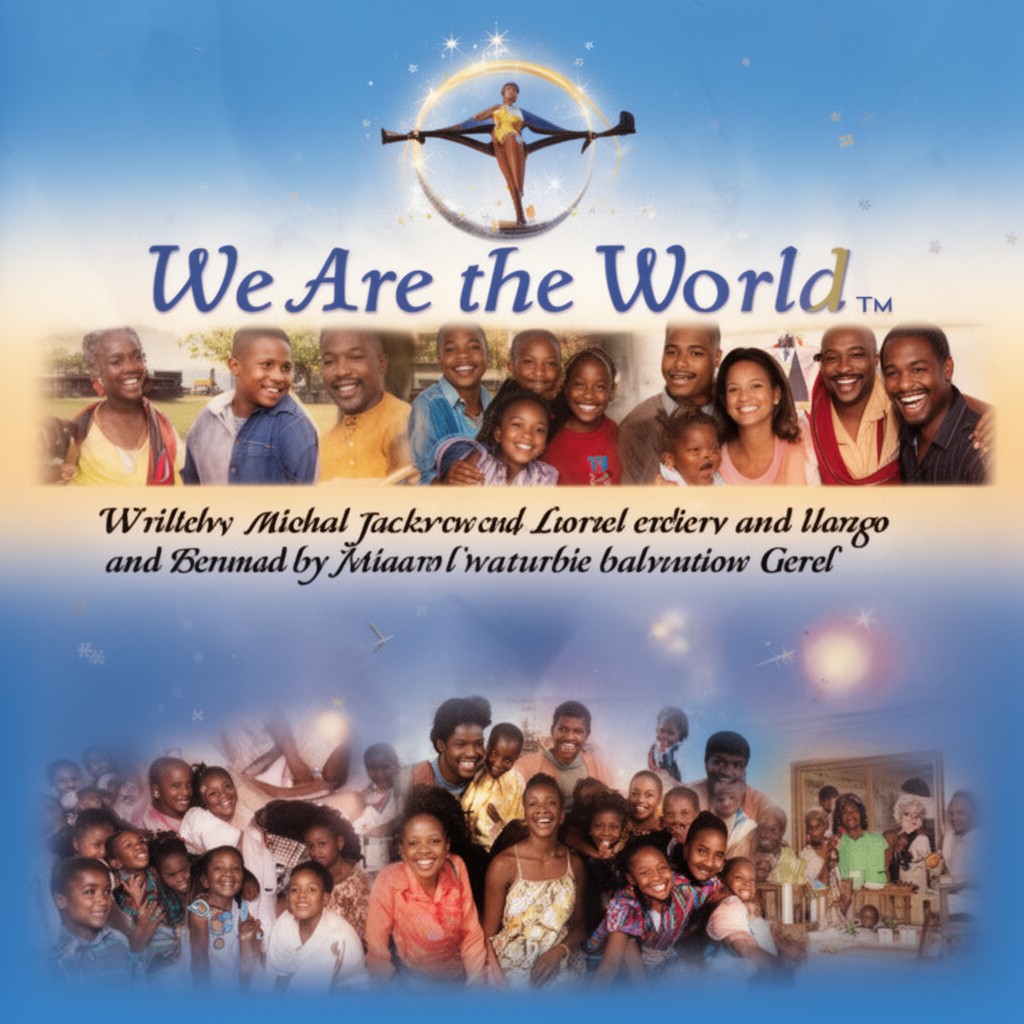 AI-generated illustration of We Are the World
