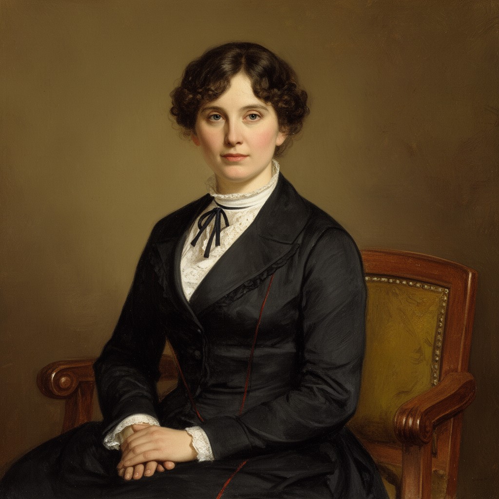 AI-generated illustration of Émilie Aubert