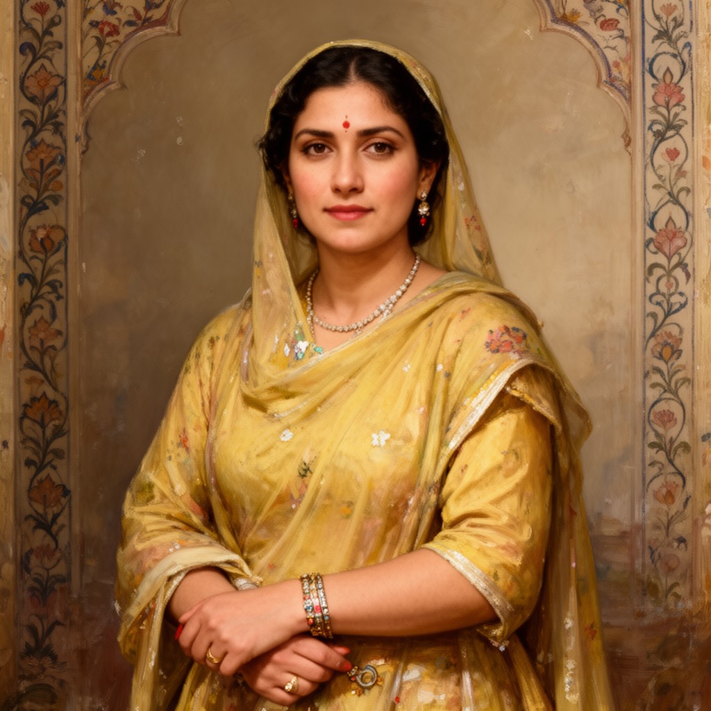 AI-generated illustration of Dildar Begum