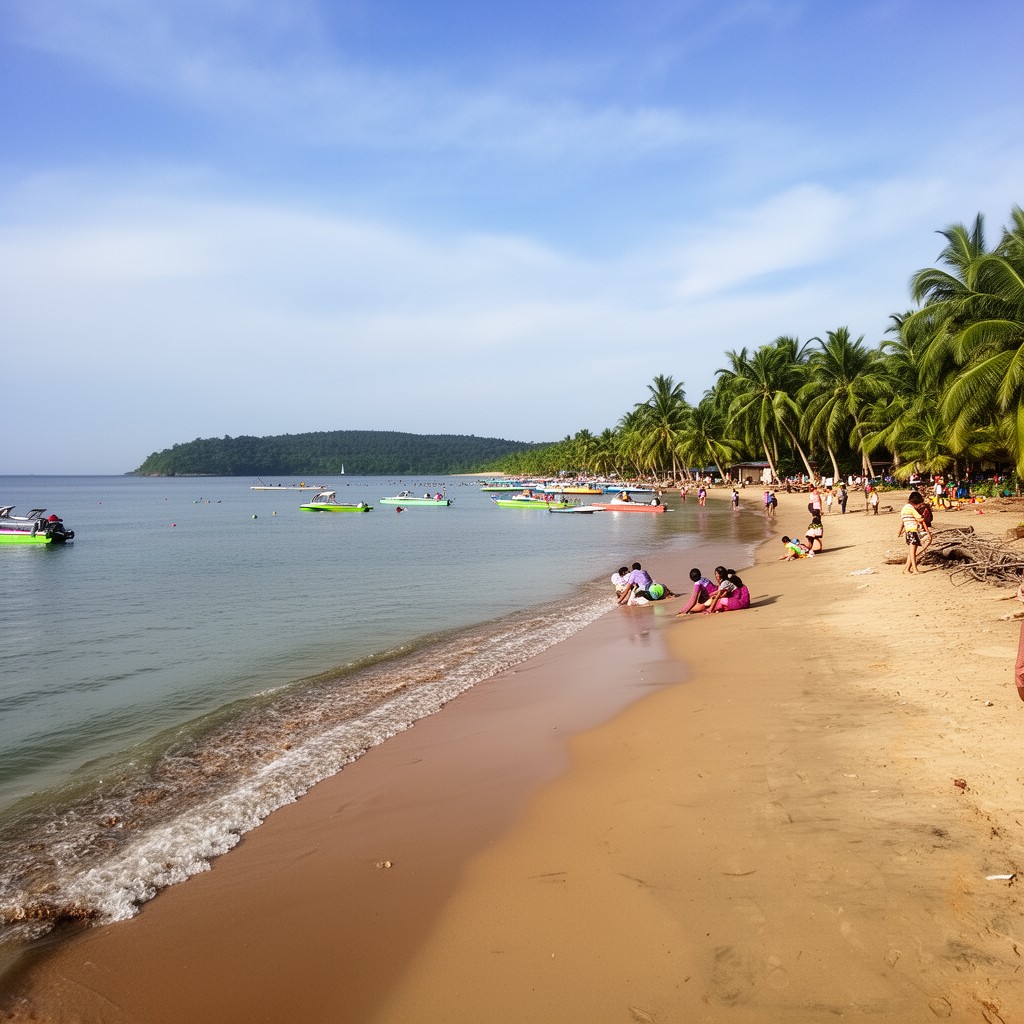 AI-generated illustration of Corbyn’s Cove Beach
