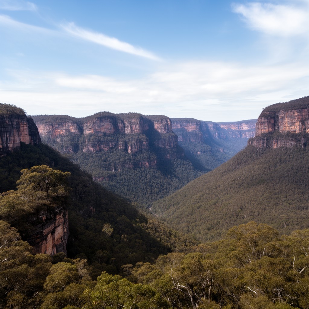 AI-generated illustration of New England National Park