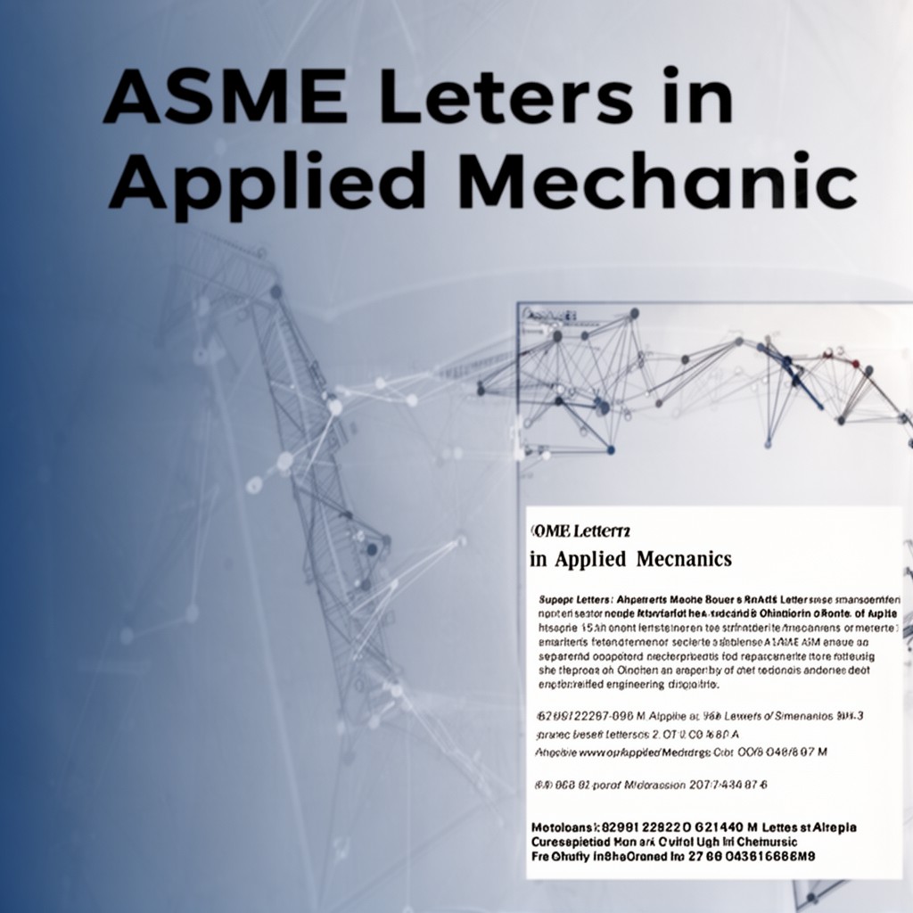 AI-generated illustration of ASME Letters in Applied Mechanics