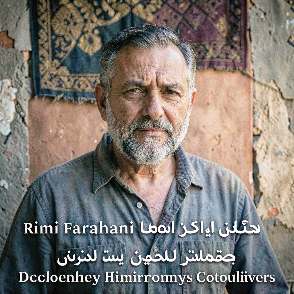 AI-generated illustration of Ramin Farahani