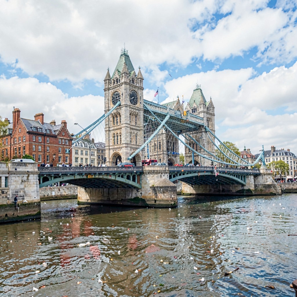 AI-generated illustration of Blackfriars Bridge