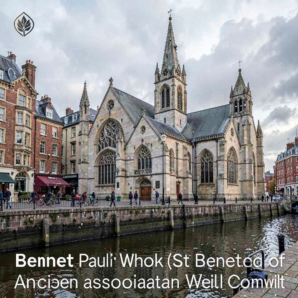 AI-generated illustration of St Benet Paul’s Wharf