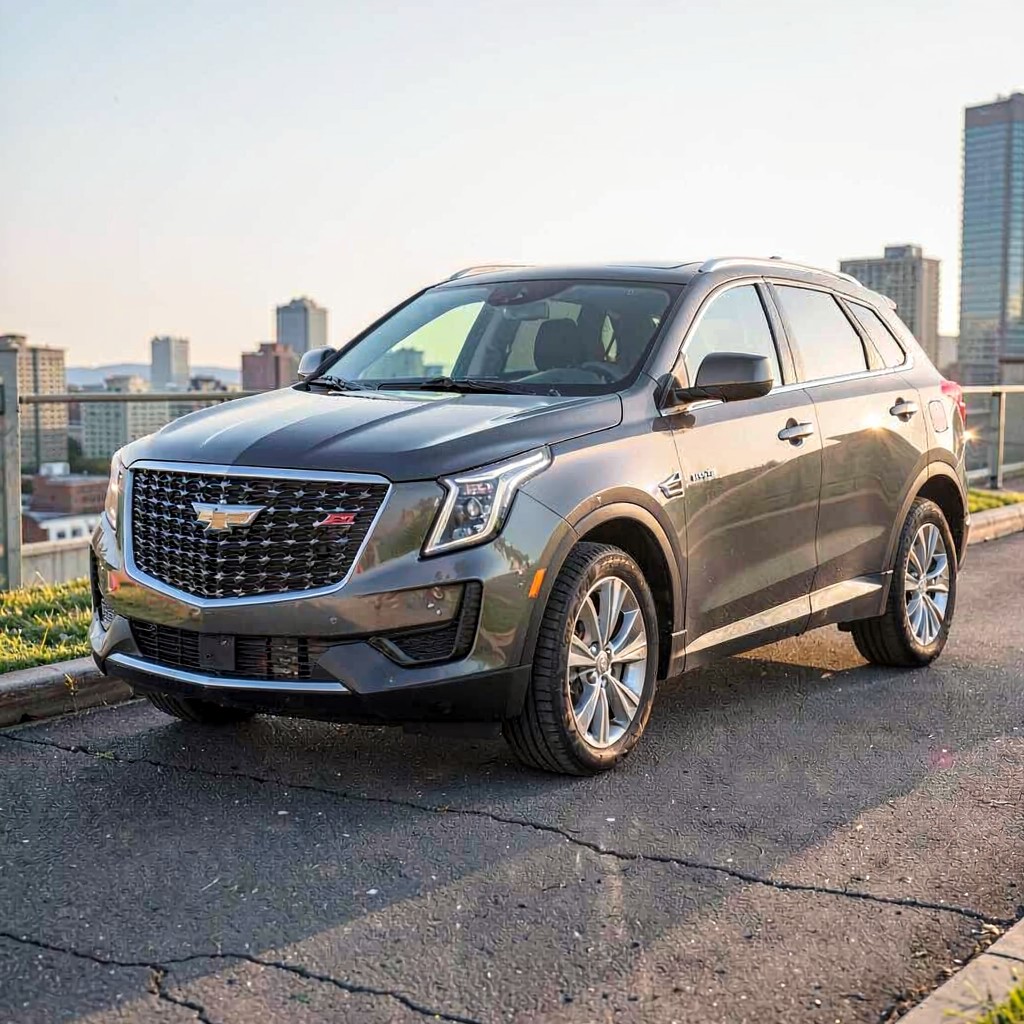 AI-generated illustration of Cadillac XT4