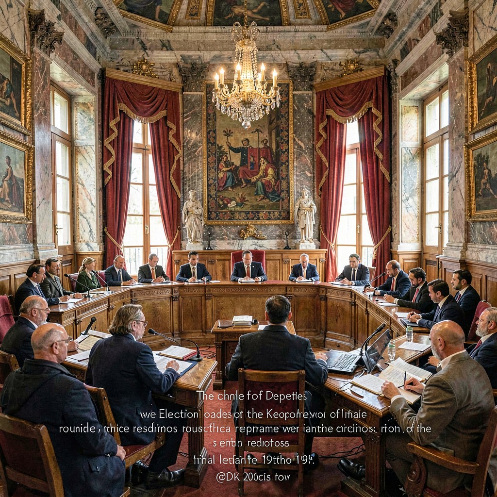 AI-generated illustration of Chamber of Deputies of the Kingdom of Italy