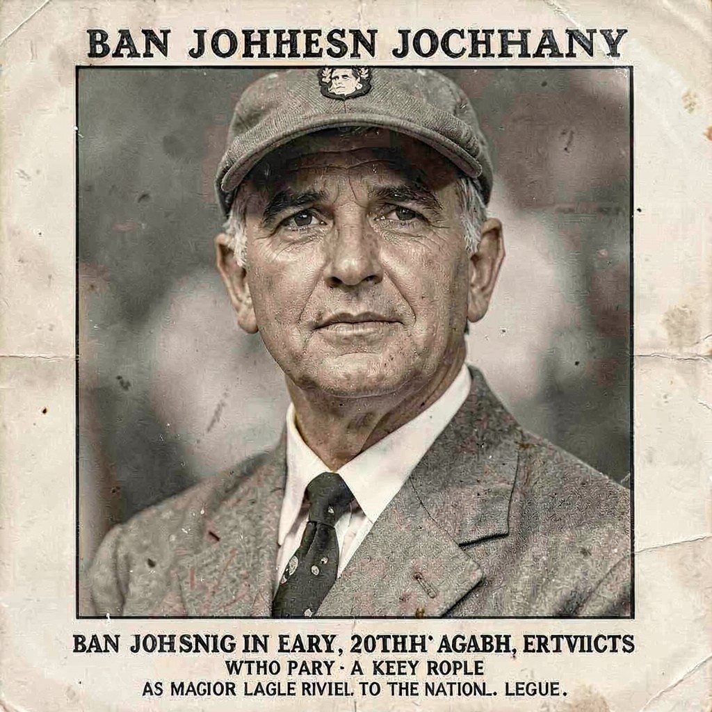 AI-generated illustration of Ban Johnson
