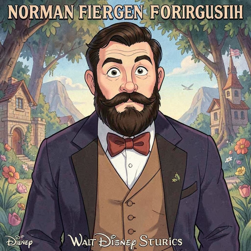 AI-generated illustration of Norman Ferguson