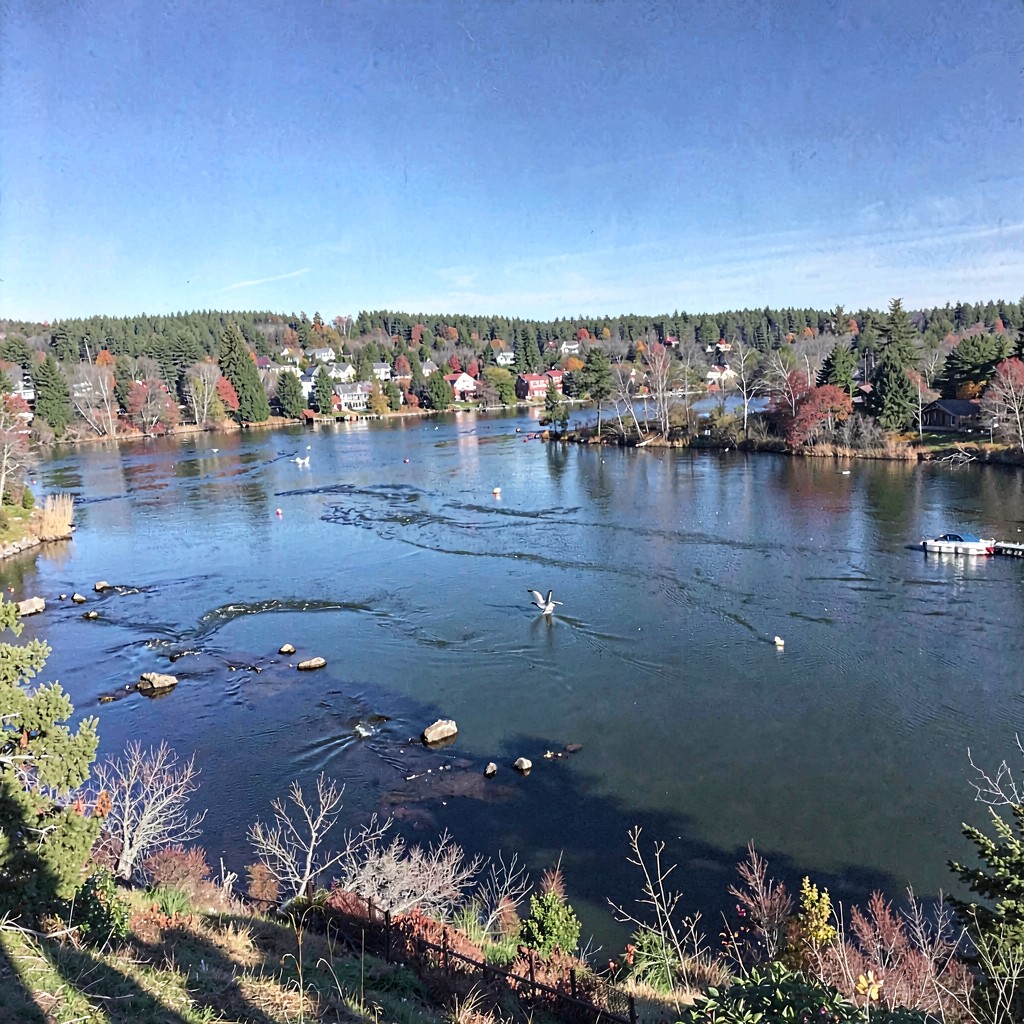 AI-generated illustration of Winnipesaukee River