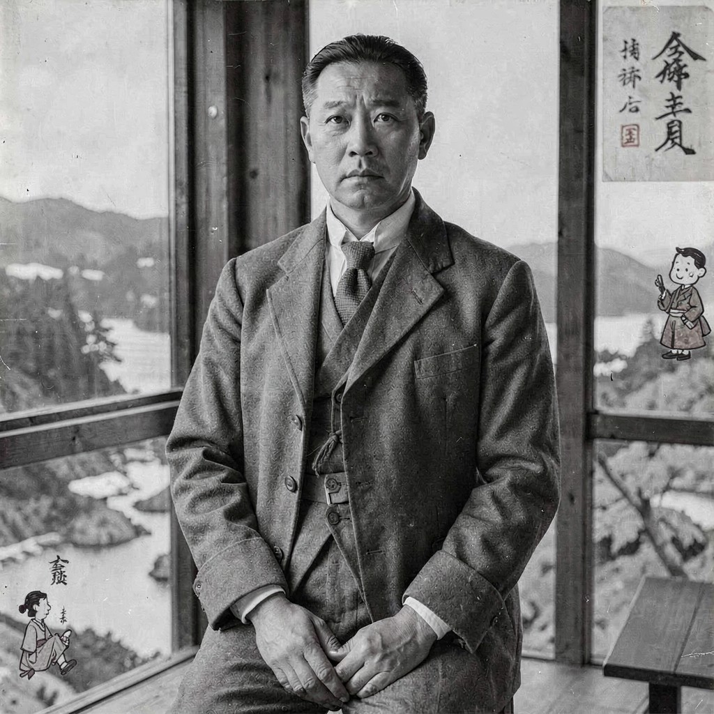AI-generated illustration of Kido Takayoshi