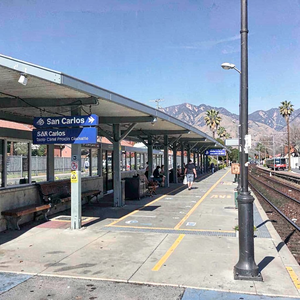 AI-generated illustration of San Carlos station