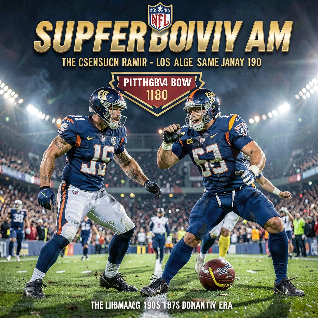 AI-generated illustration of Super Bowl XIV