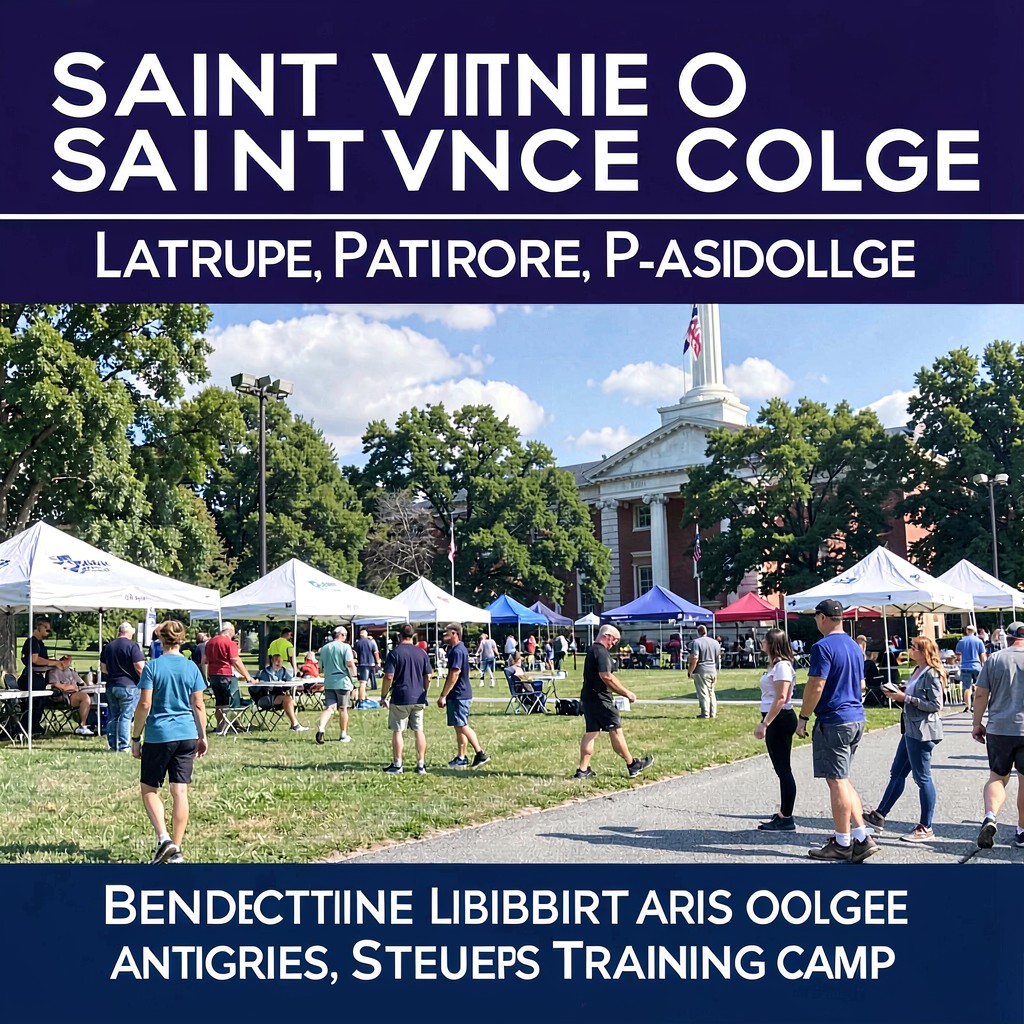 AI-generated illustration of Saint Vincent College