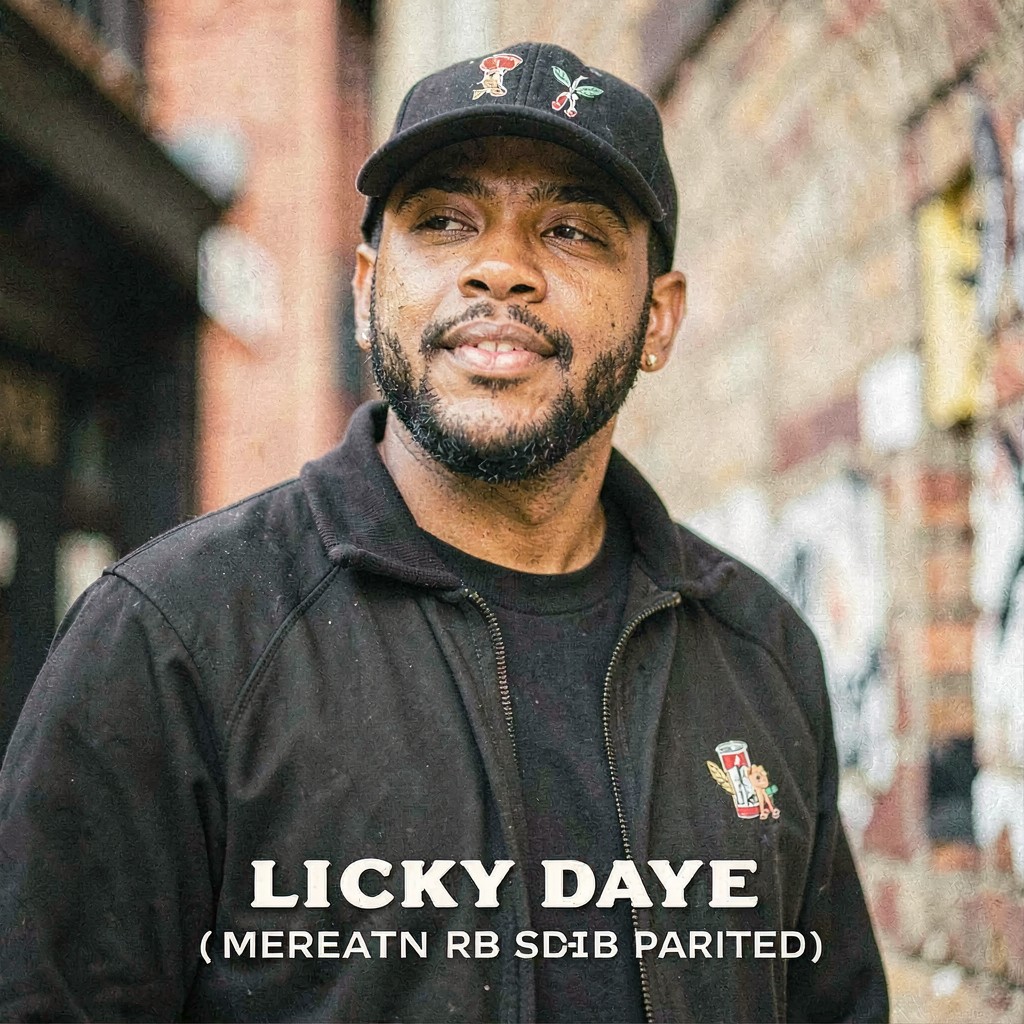 AI-generated illustration of Lucky Daye
