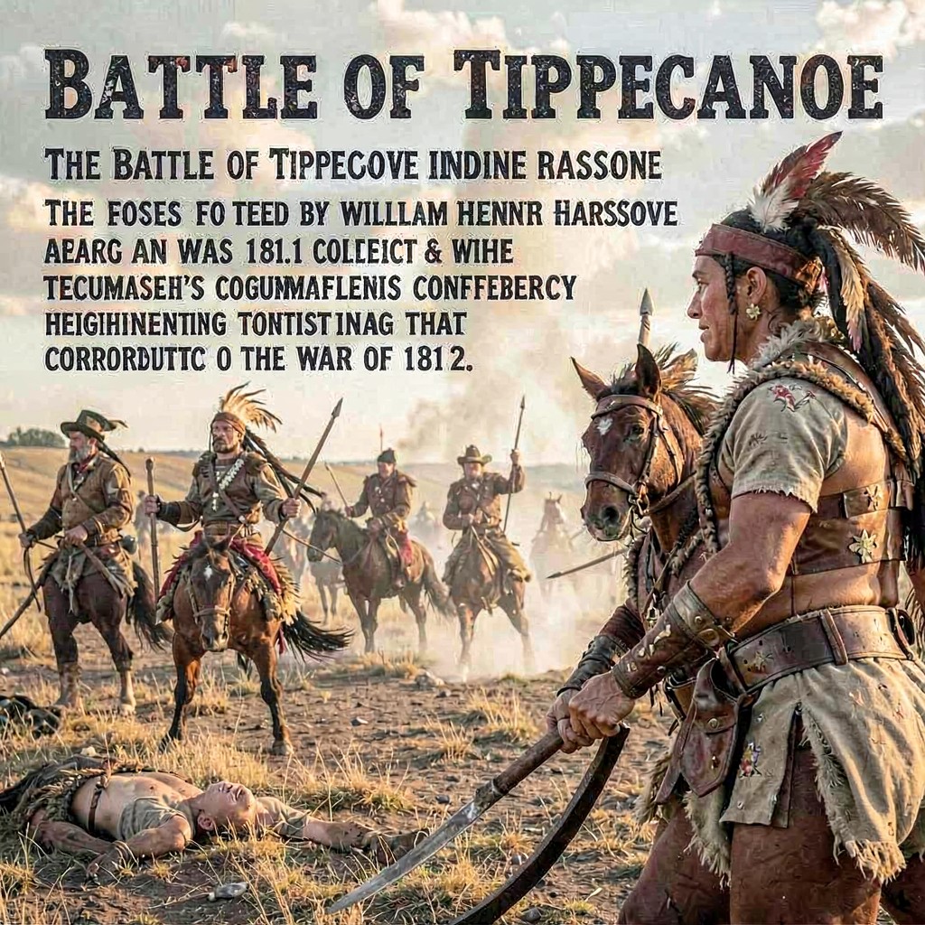 AI-generated illustration of Battle of Tippecanoe