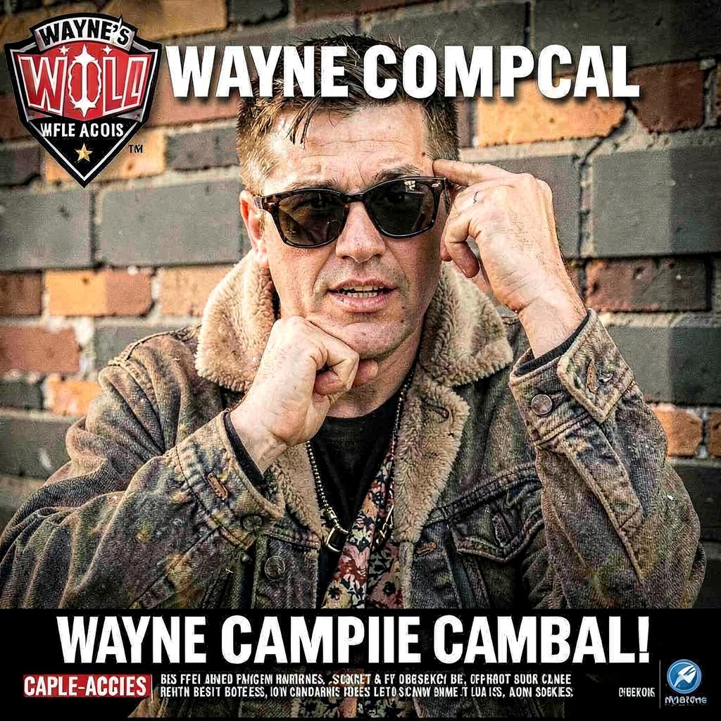 AI-generated illustration of Wayne Campbell