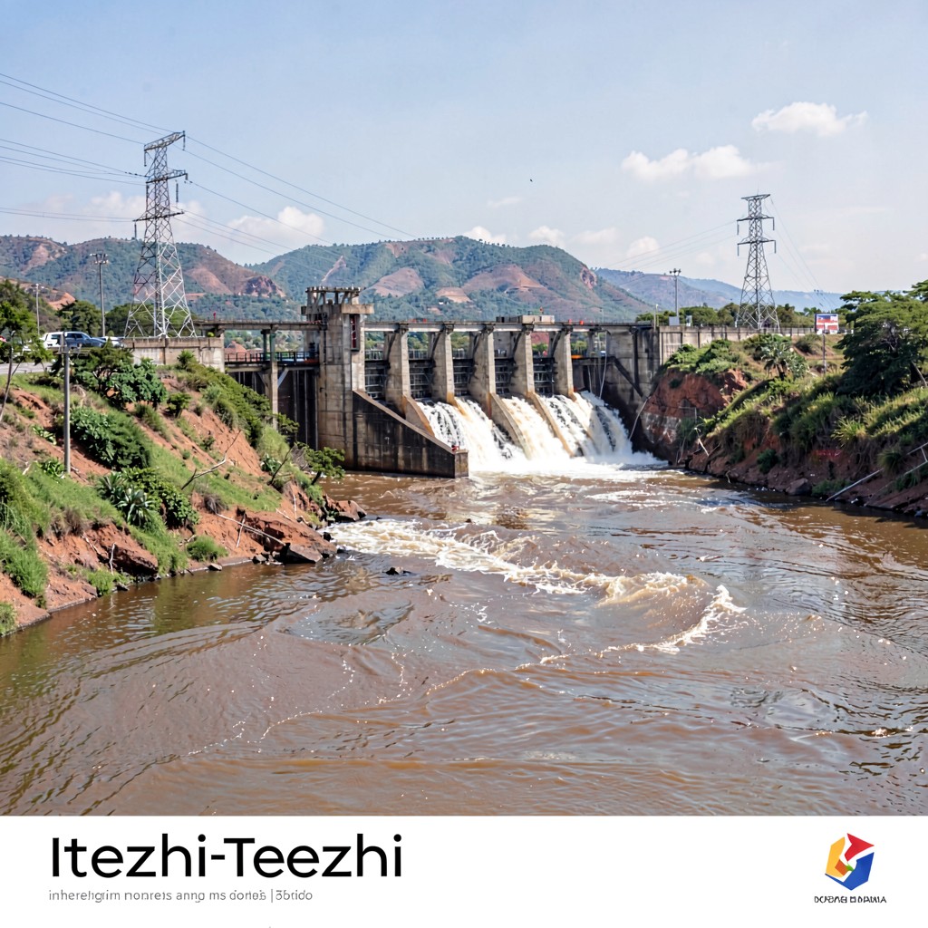 AI-generated illustration of Itezhi-Tezhi Dam