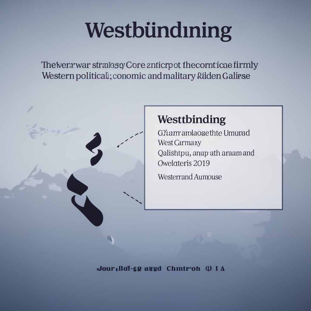 AI-generated illustration of Westbindung