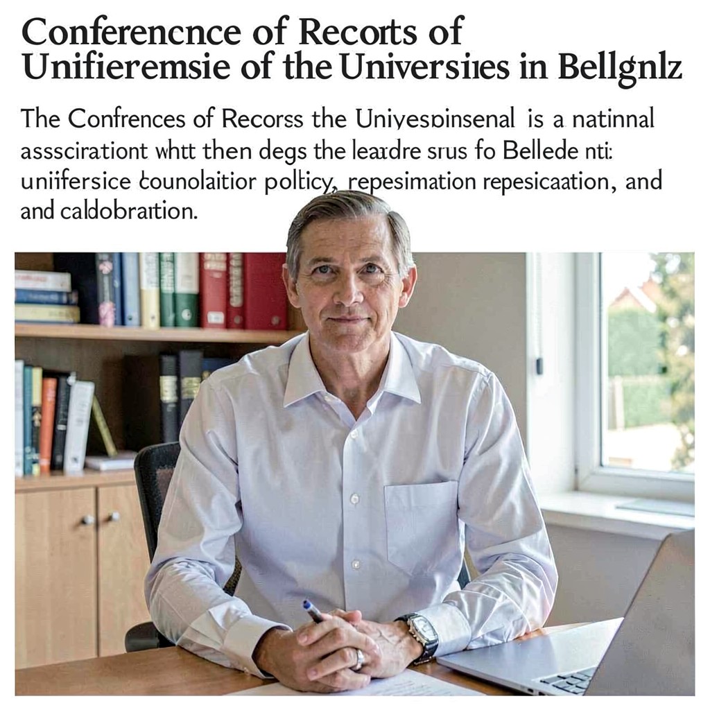 AI-generated illustration of Conference of Rectors of the Universities in Belgium