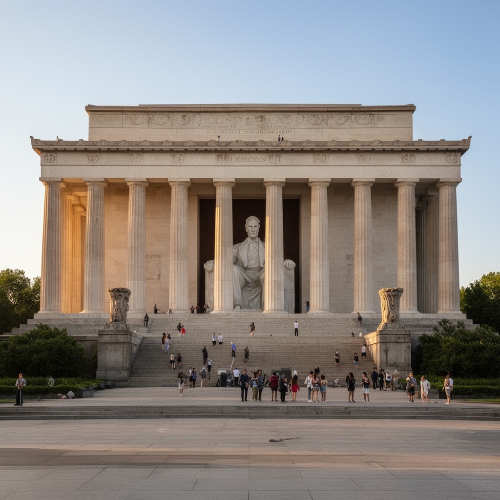 AI-generated illustration of Lincoln Memorial