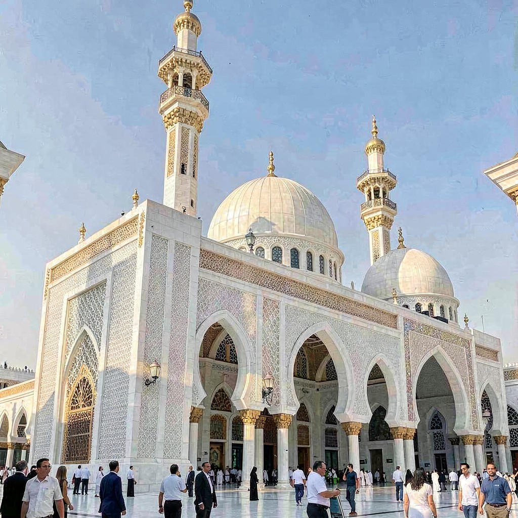 AI-generated illustration of Grand Mosque of Kuwait