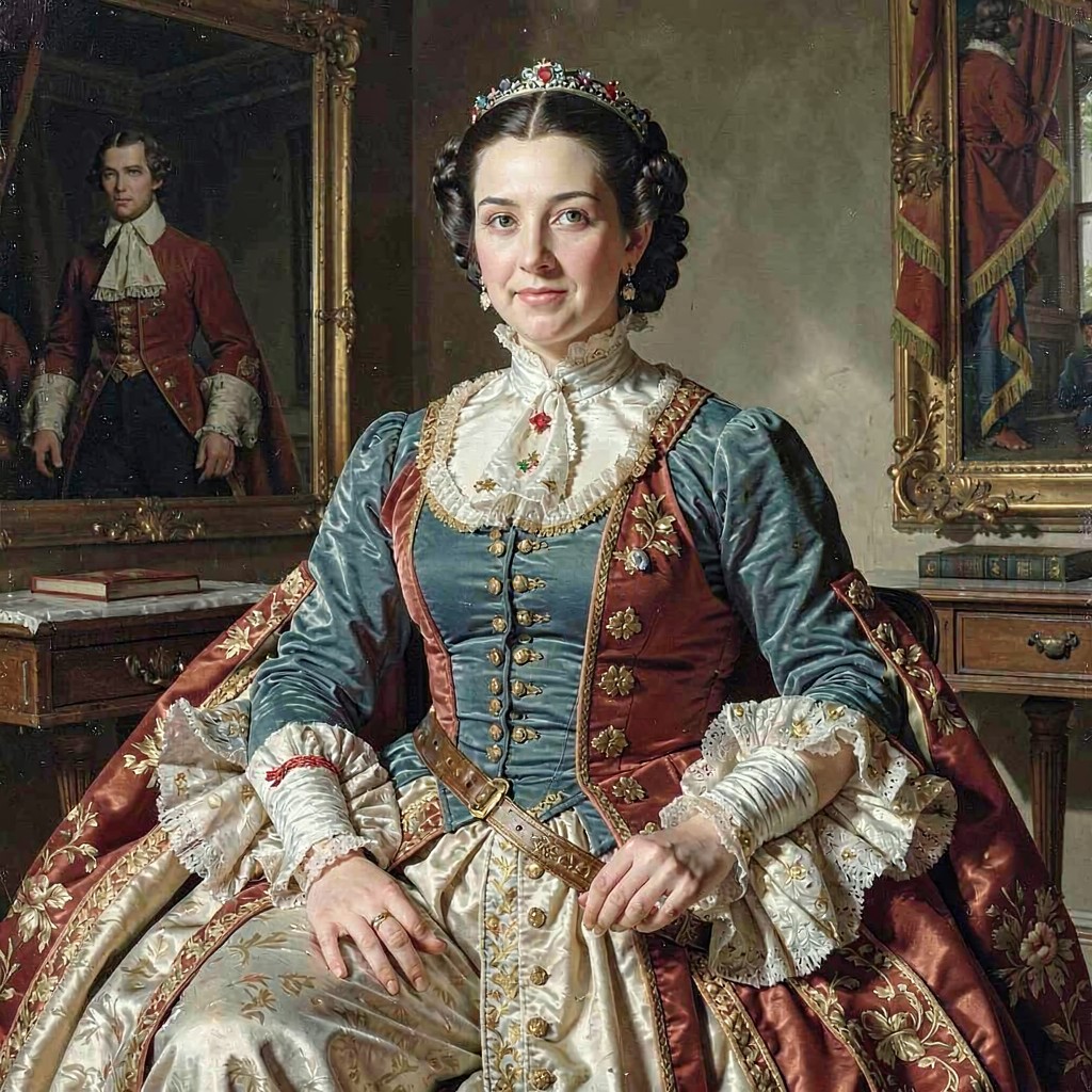AI-generated illustration of Madame Mère