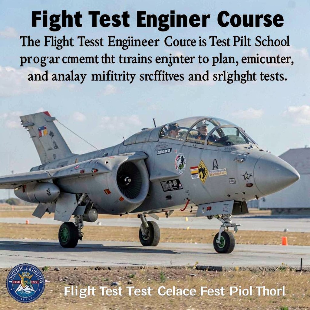 AI-generated illustration of Flight Test Engineer Course