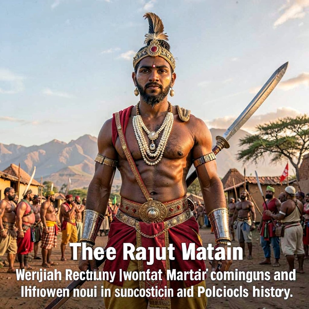 AI-generated illustration of Rajputs