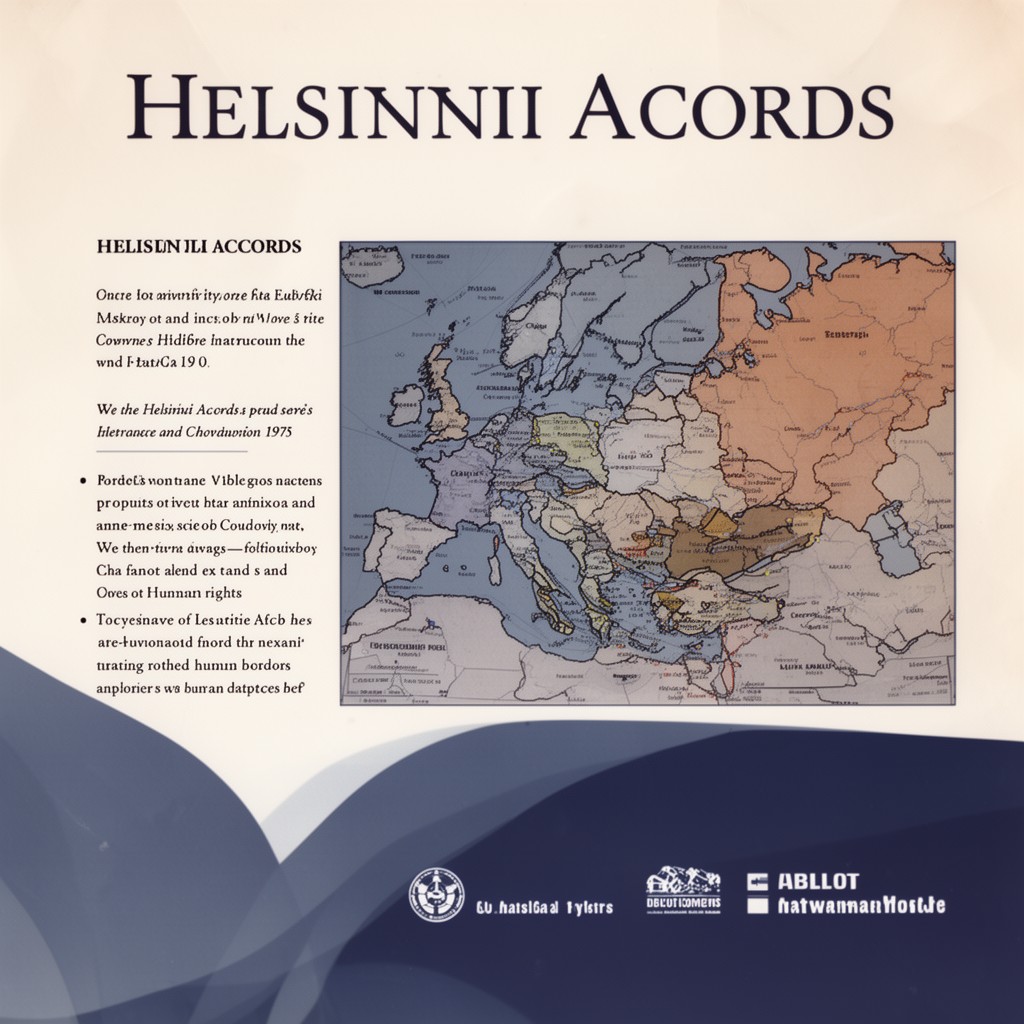 AI-generated illustration of Helsinki Accords