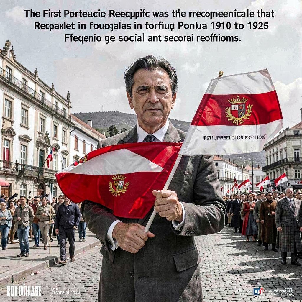 AI-generated illustration of First Portuguese Republic