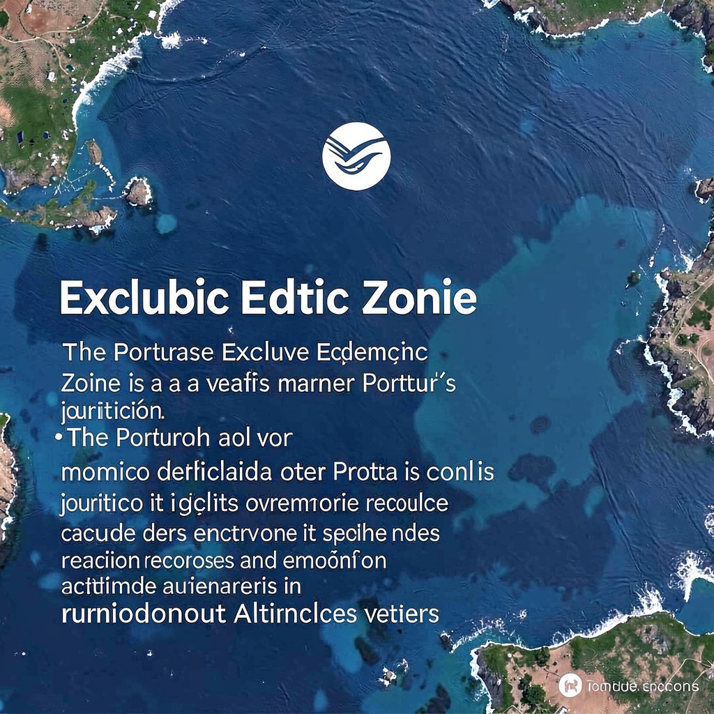 AI-generated illustration of Portuguese Exclusive Economic Zone