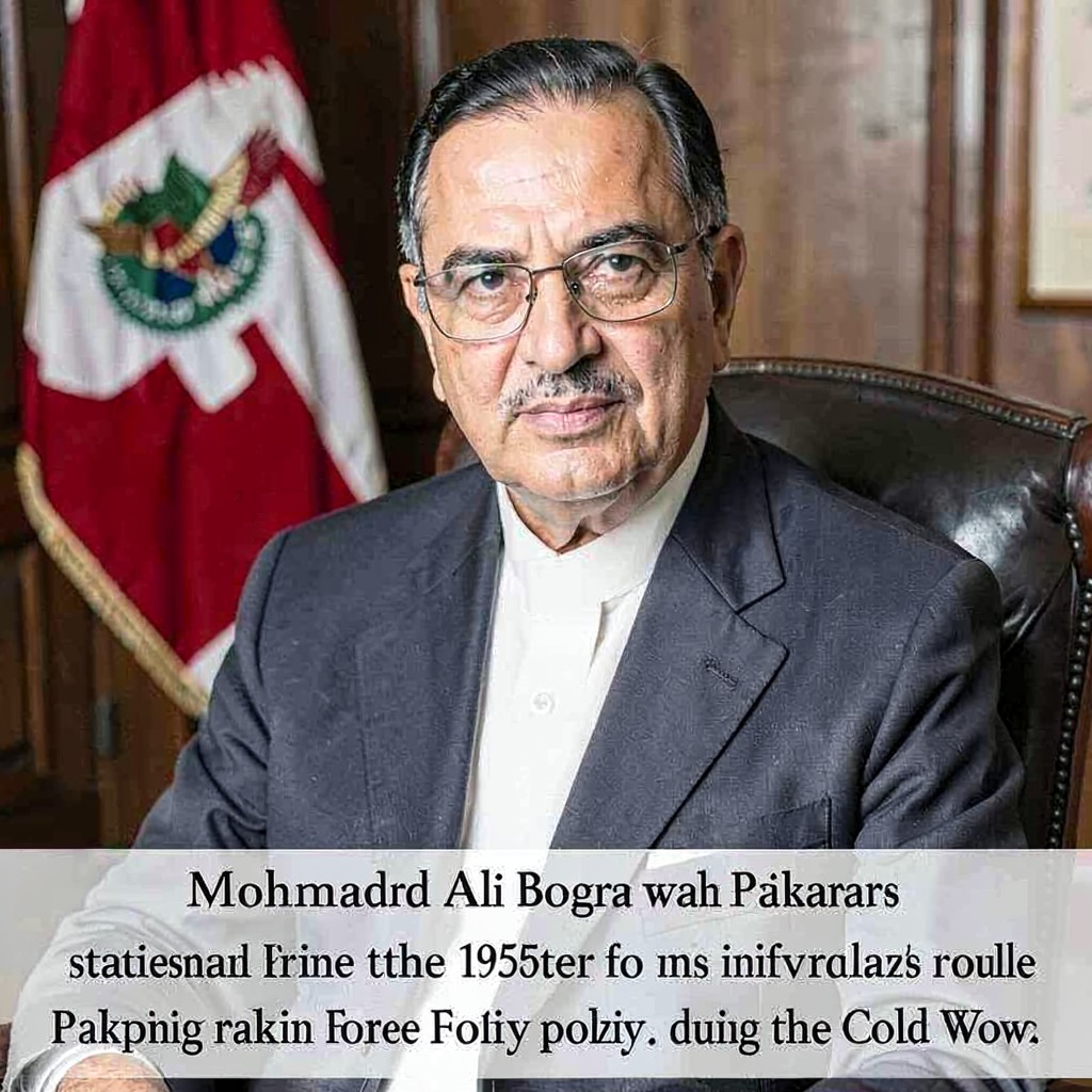 AI-generated illustration of Mohammad Ali Bogra