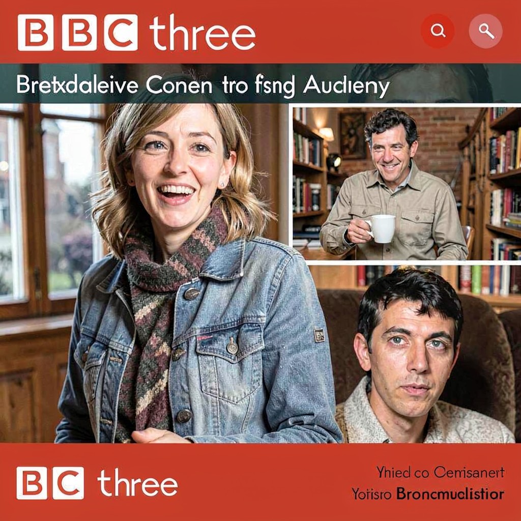 AI-generated illustration of BBC Three