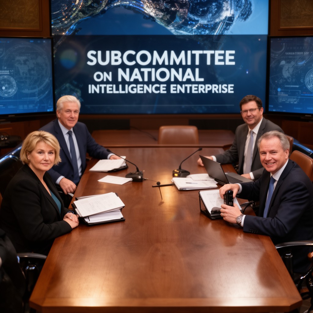 AI-generated illustration of Subcommittee on National Intelligence Enterprise