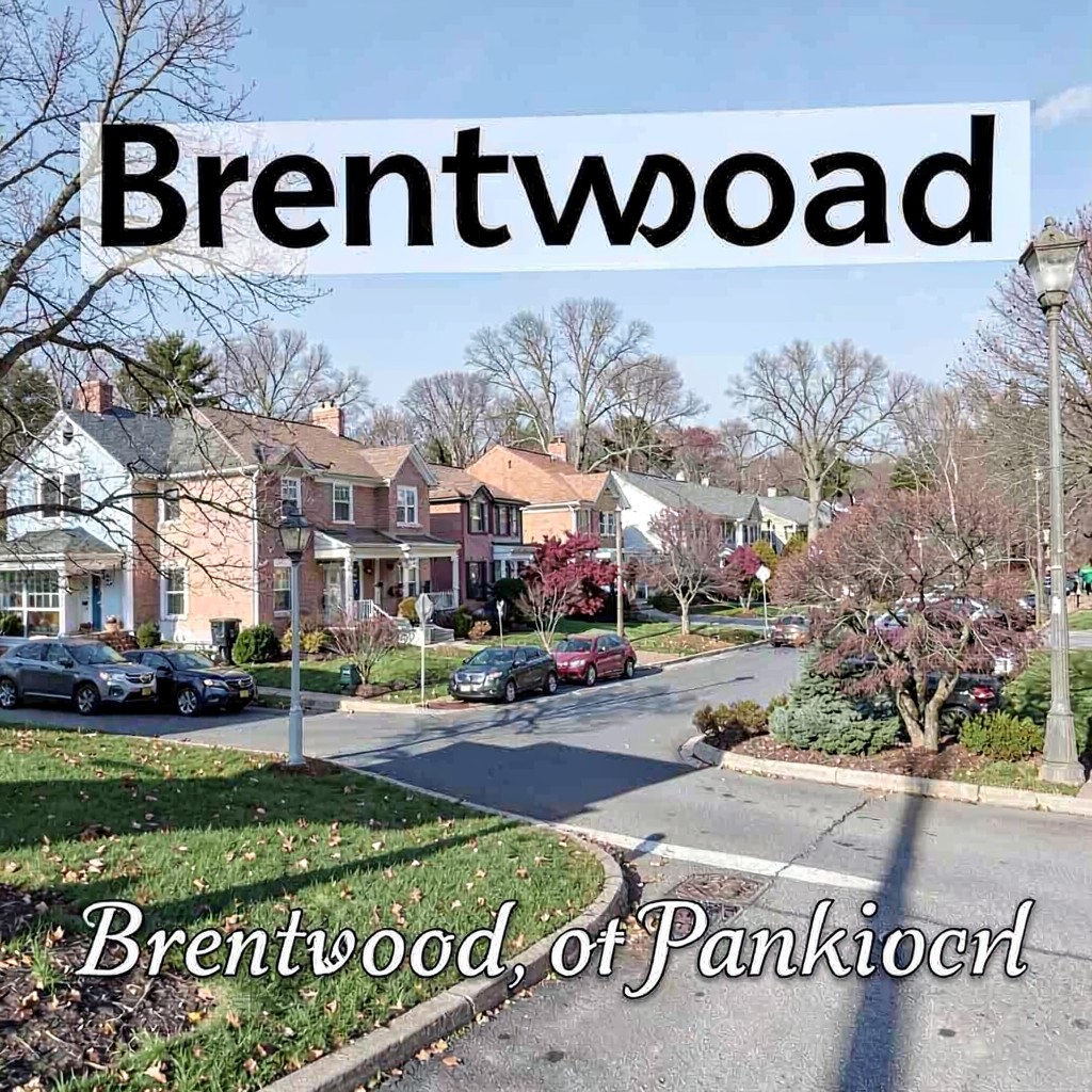 AI-generated illustration of Brentwood, Maryland