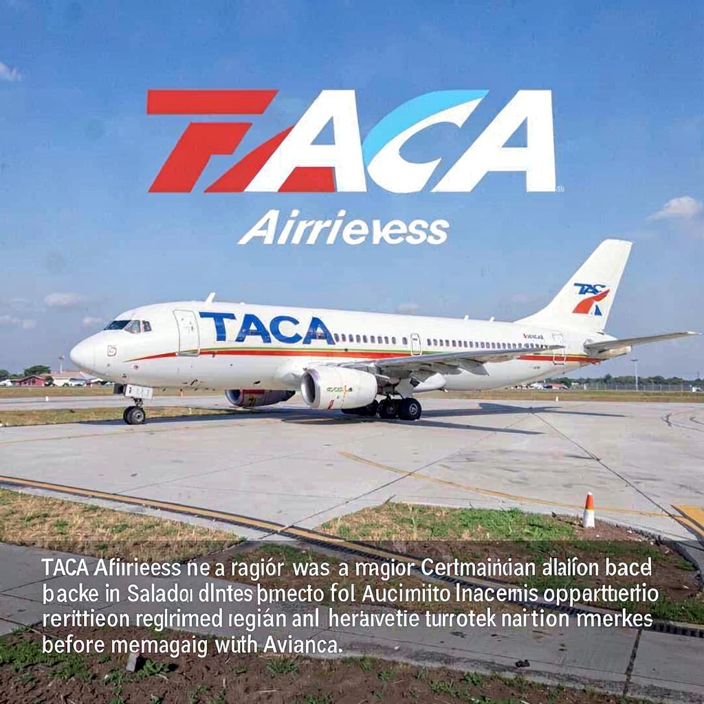 AI-generated illustration of TACA Airlines