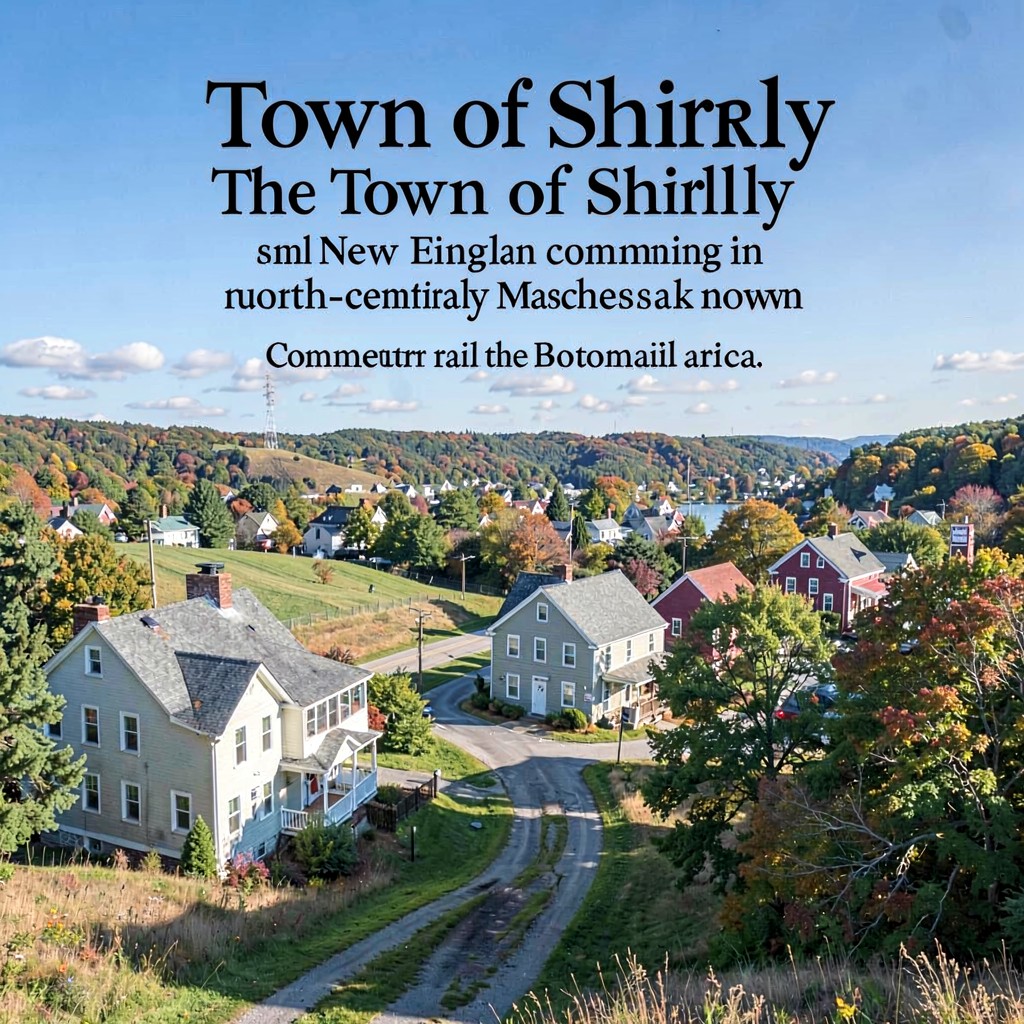 AI-generated illustration of Town of Shirley
