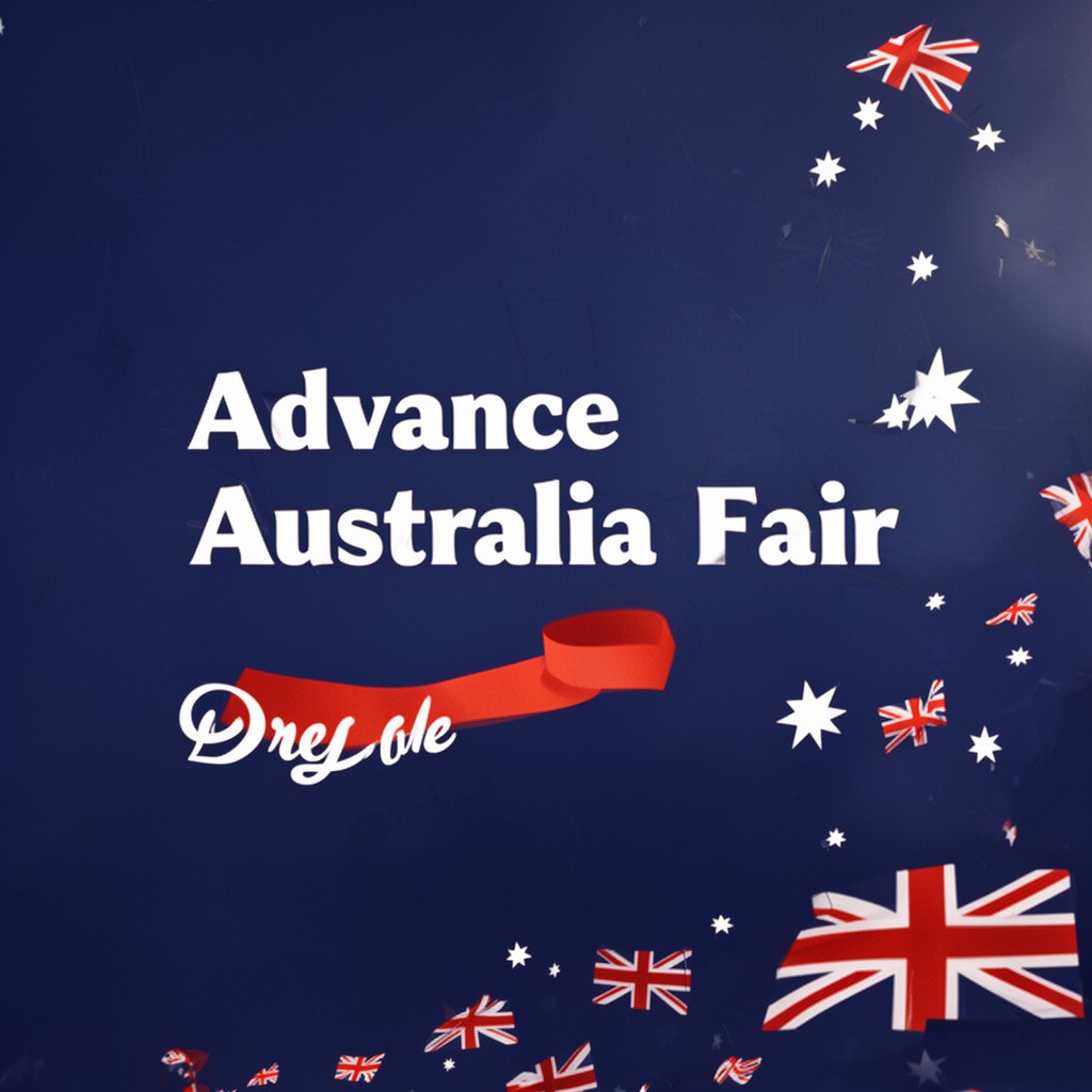 AI-generated illustration of Advance Australia Fair