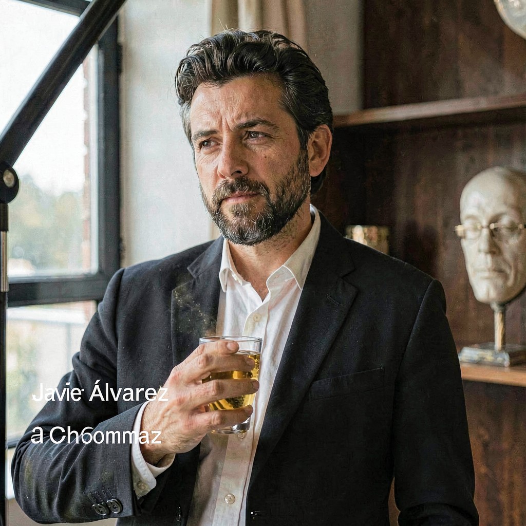 AI-generated illustration of Javier Álvarez