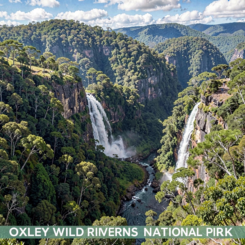 AI-generated illustration of Oxley Wild Rivers National Park