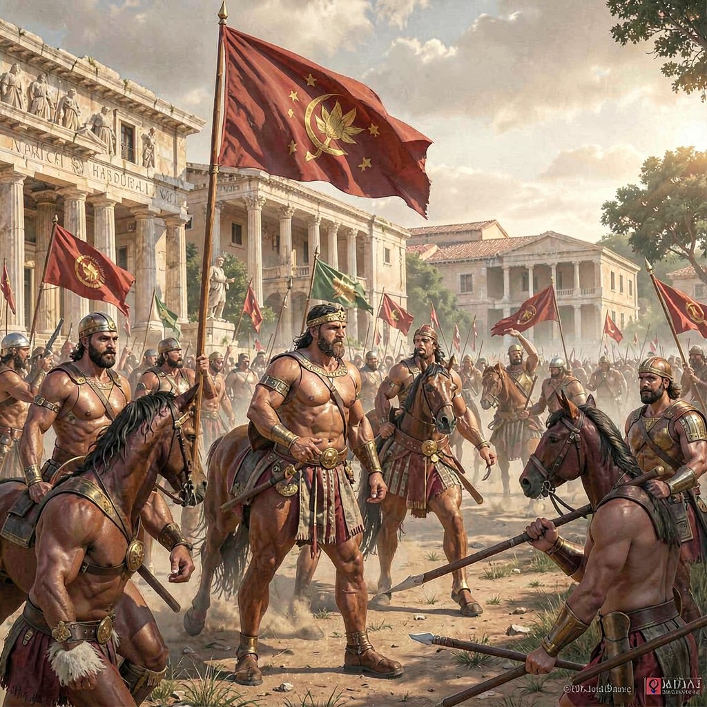 AI-generated illustration of Hasdrubal Barca