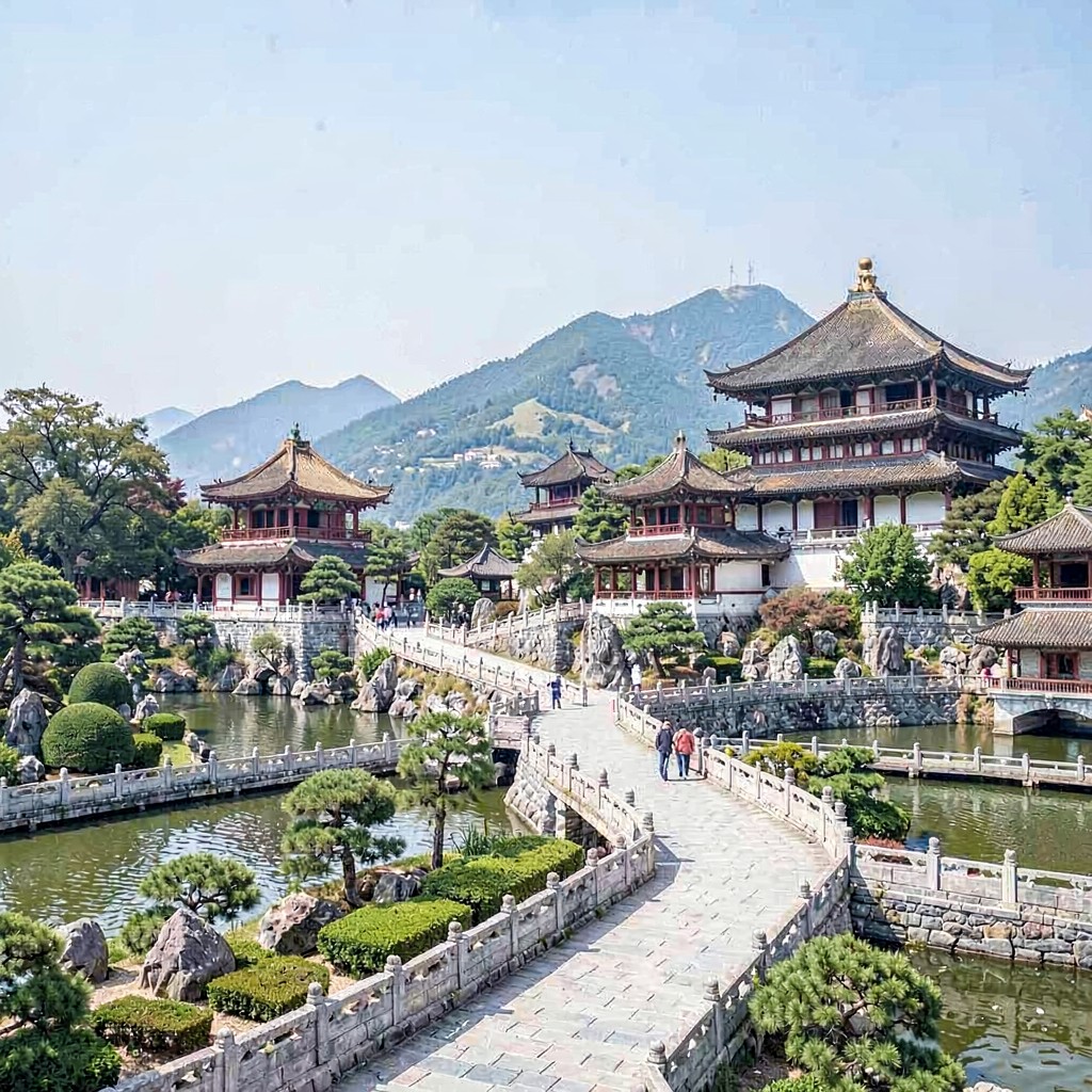 AI-generated illustration of Chengde Mountain Resort